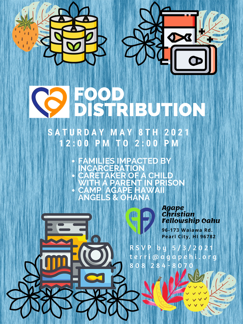 May 8, 2021 Agape Food Distribution
