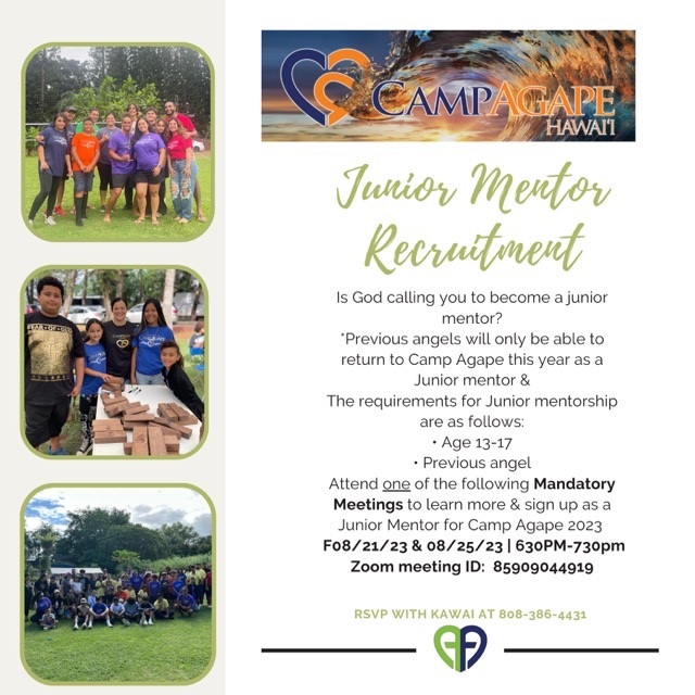 Junior Mentor Recruitment 2023