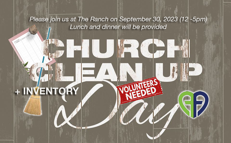 Agape Church Clean up and Inventory Day